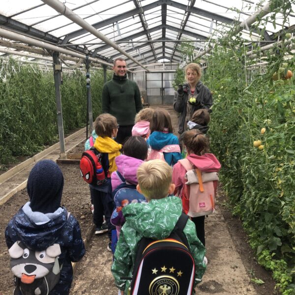 Besuch von Vorschulkindern in der Solawi